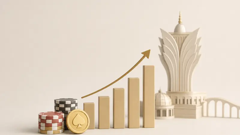 Pendapatan Kasino Macau Jatuh 8,4% di Juli, Sementara Melebihi Juni